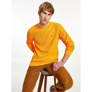 Tommy Hilfiger pánský žlutý svetr - XL (ZEY)